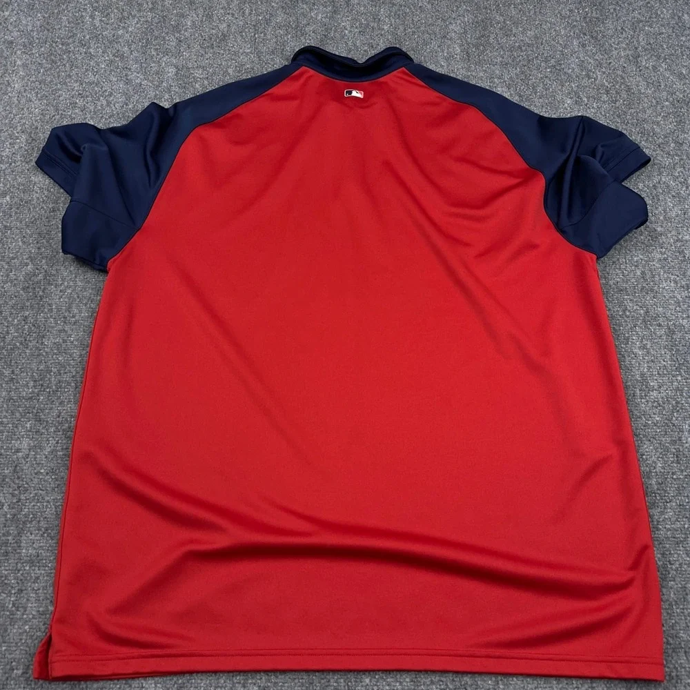 Nike‎ St. Louis Cardinals Performance Polo Shirt Men's XXL Red MLB Dri-FIT Golf